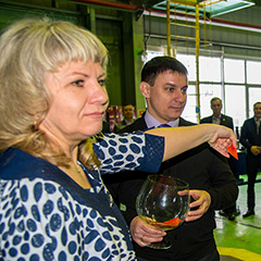 Holiday lottery on International Women's Day. Urai Service Center.