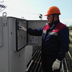 Electrician for maintenance and repair of electrical equipment at oil, gas and gas condensate production facilities