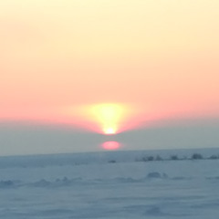 Nature places its own exclamation marks. Winter road Pyakyakhinskoye Field – Gaz-Sale. January 2018. Photo 2.