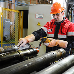 Testing department. Pokachi Service Center.