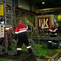Preparation for equipment testing. Urai Service Center.